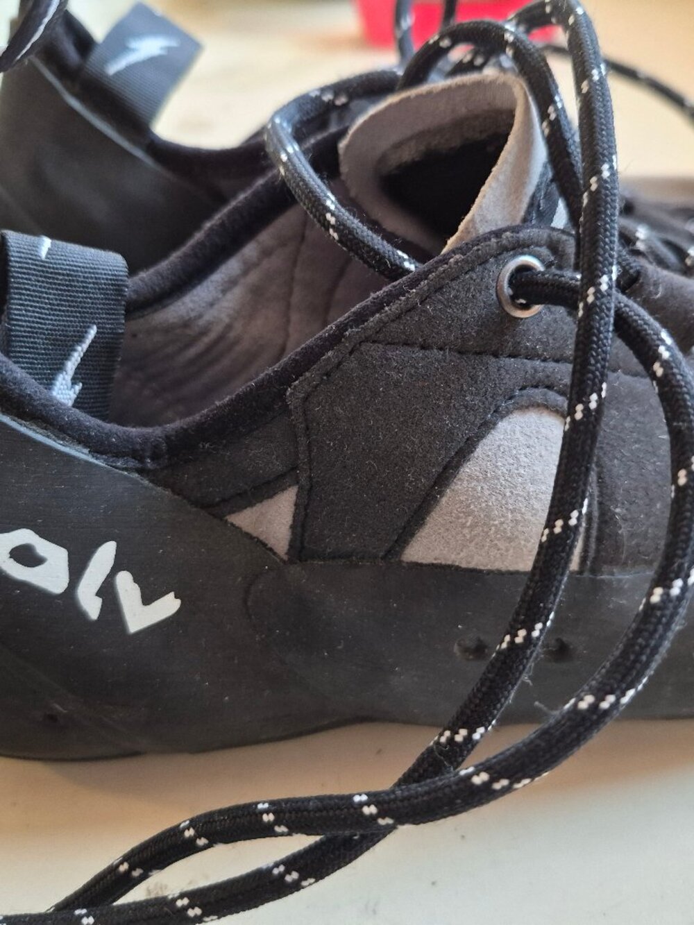 Evolv Climbing Shoes with bag & harness